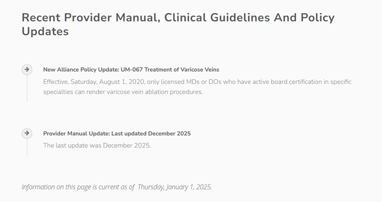 Alameda Alliance Provider Manual